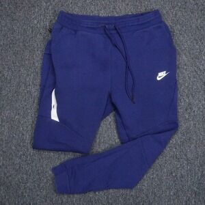 Nike Blue Sweatpants with White Logo